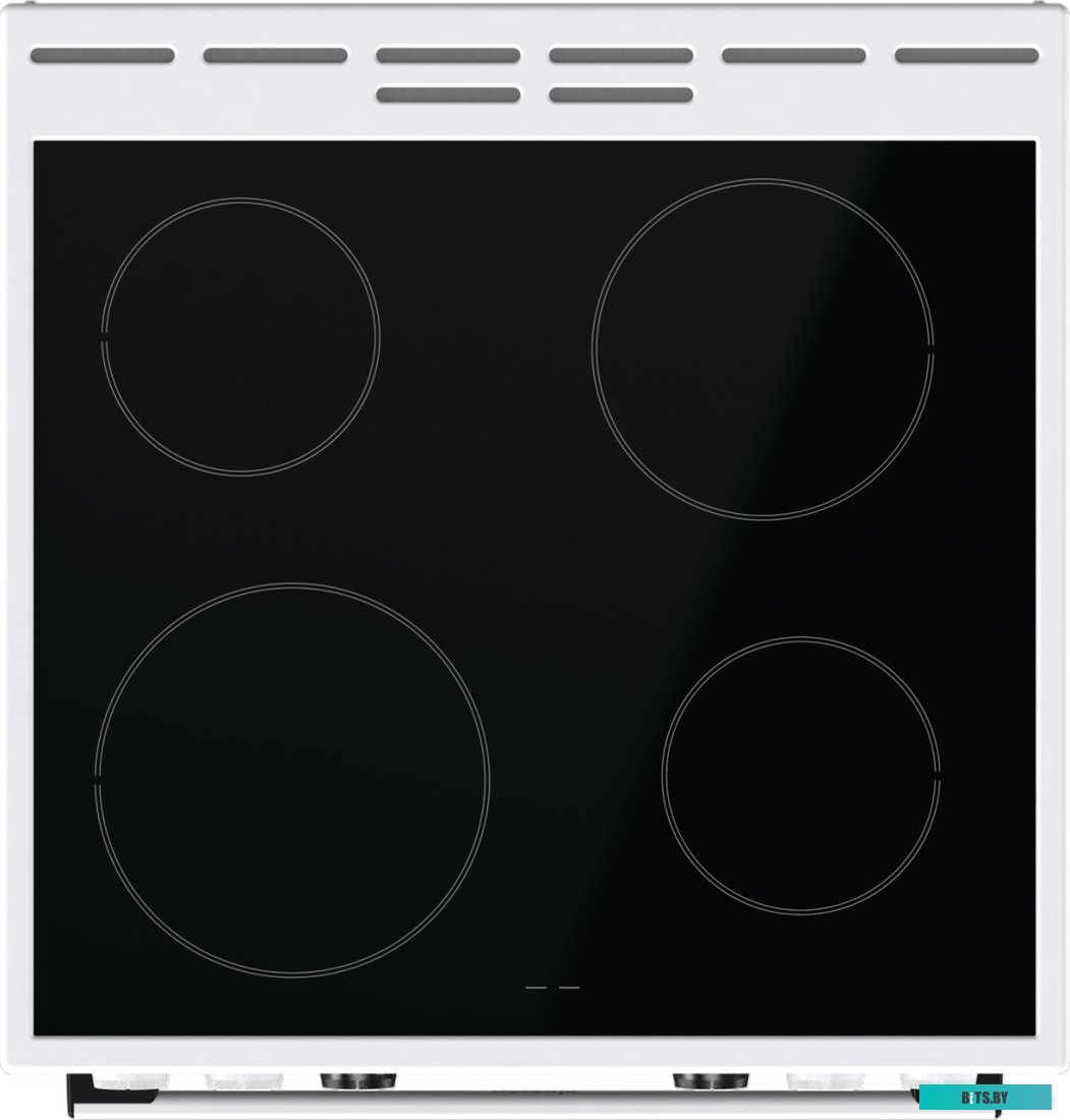 GEC6C40WD Электрическая плита Gorenje GEC6C40WD,  стеклокерамика,  без крышки,  белый