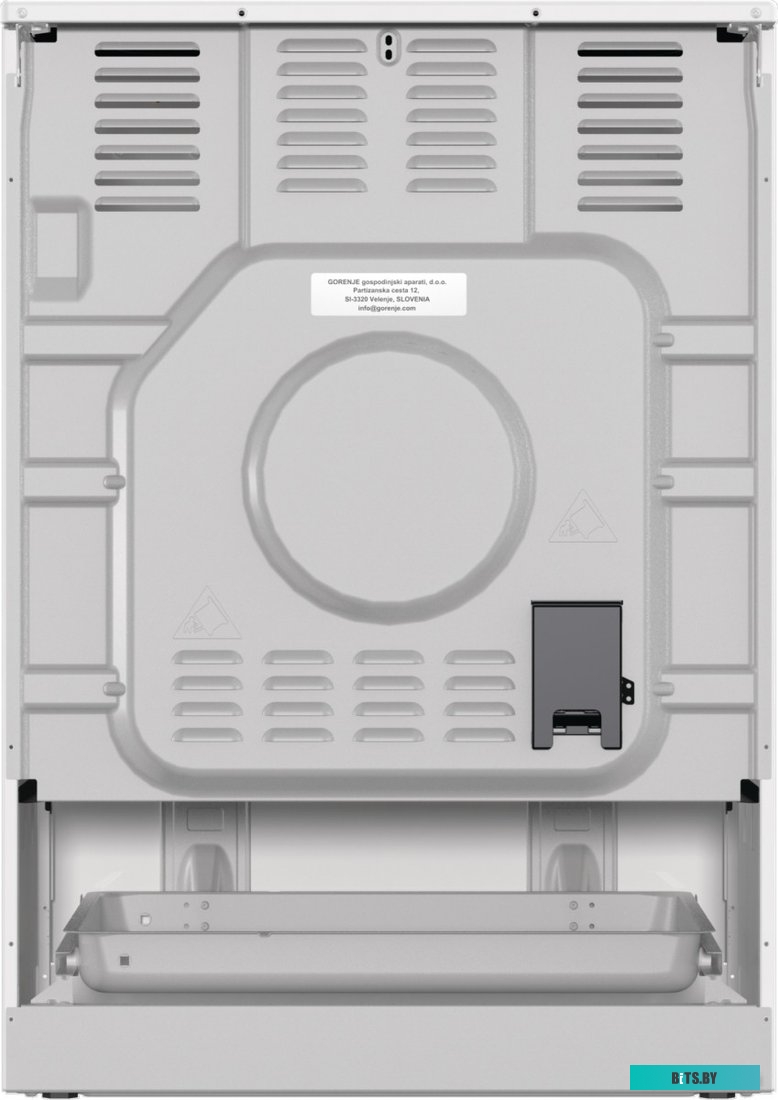 GEC6C40WD Электрическая плита Gorenje GEC6C40WD,  стеклокерамика,  без крышки,  белый