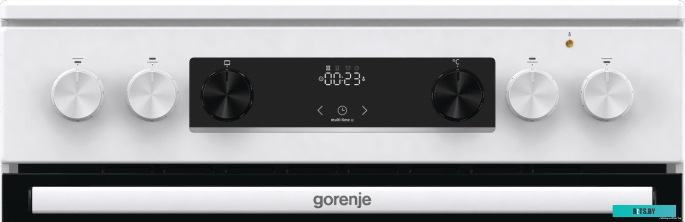 GEC6C40WD Электрическая плита Gorenje GEC6C40WD,  стеклокерамика,  без крышки,  белый
