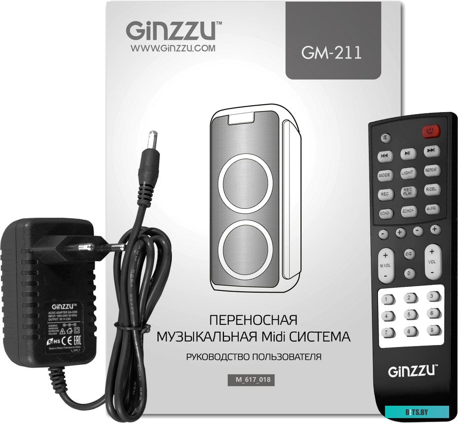 Колонка для вечеринок Ginzzu GM-211