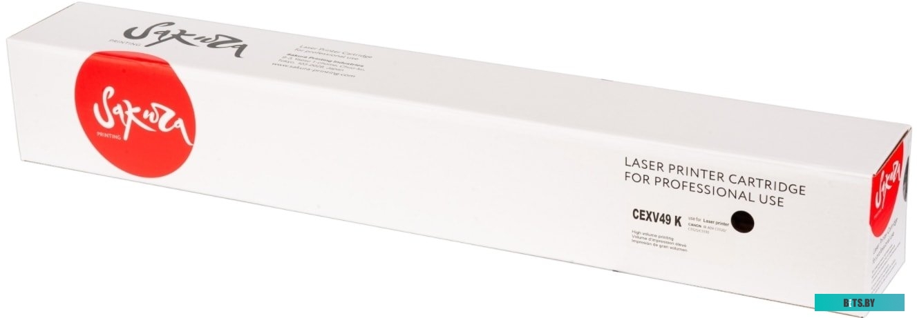Картридж Sakura Printing SACEXV49BK (аналог Canon C-EXV49)
