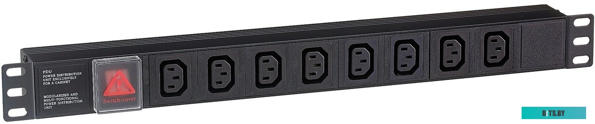 Блок розеток ExeGate ServerPro PDU-19H808 Al-8С13-C14-SW <EX280854RUS>
