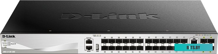 Управляемый коммутатор 3-го уровня D-Link DGS-3130-30S/B1A