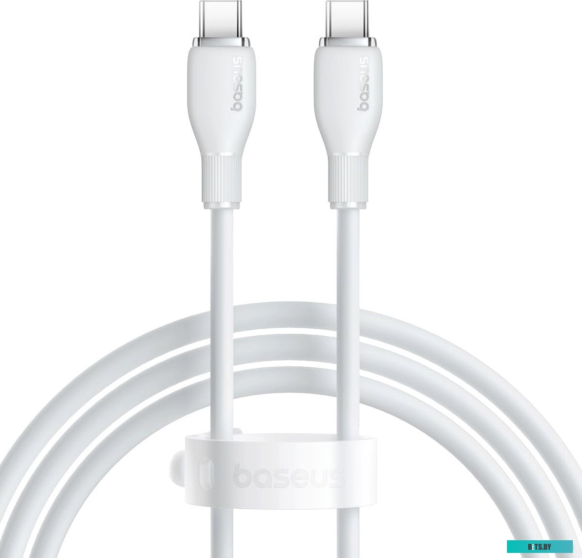 P10355702221-01 Кабель USB A - Type-C 2.0м Baseus Pudding Series Fast Charging 100W 2м белый, пакет
