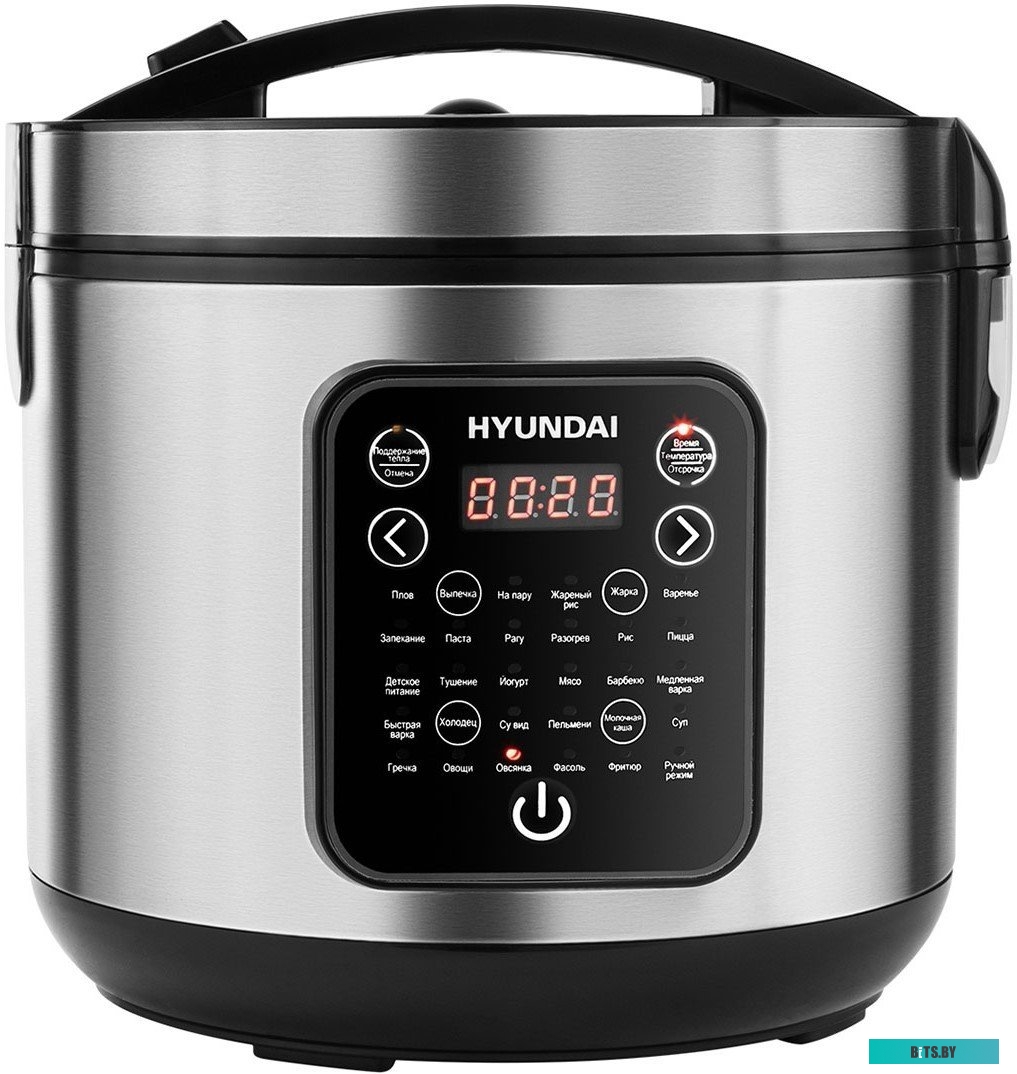 HYMC-2401 Мультиварка Hyundai HYMC-2401,  900Вт,   серебристый/черный