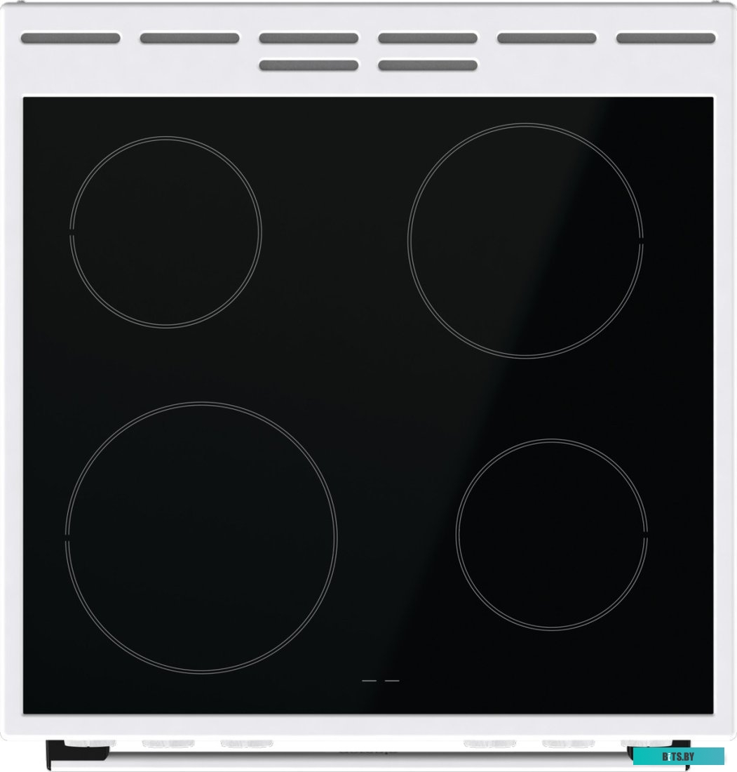 GEC6A11WG Электрическая плита Gorenje GEC6A11WG,  стеклокерамика,  без крышки,  белый