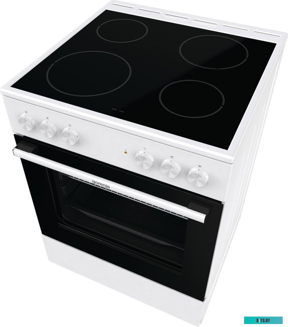 GEC6A11WG Электрическая плита Gorenje GEC6A11WG,  стеклокерамика,  без крышки,  белый