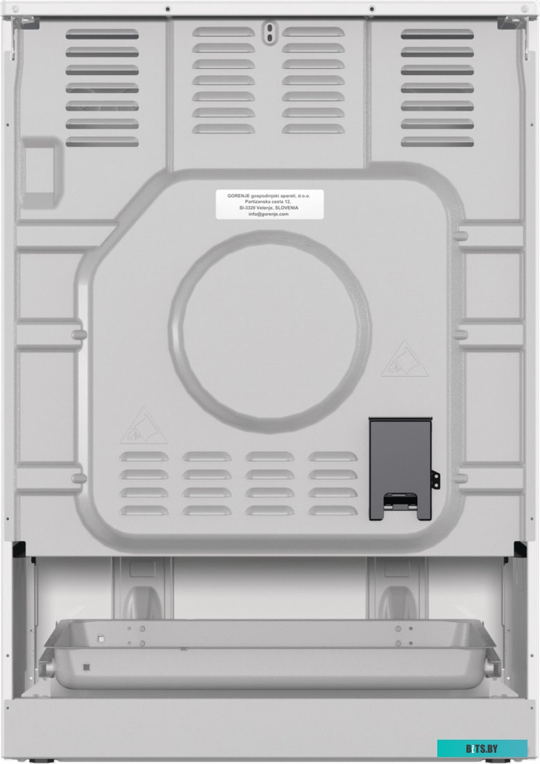 GEC6A11WG Электрическая плита Gorenje GEC6A11WG,  стеклокерамика,  без крышки,  белый