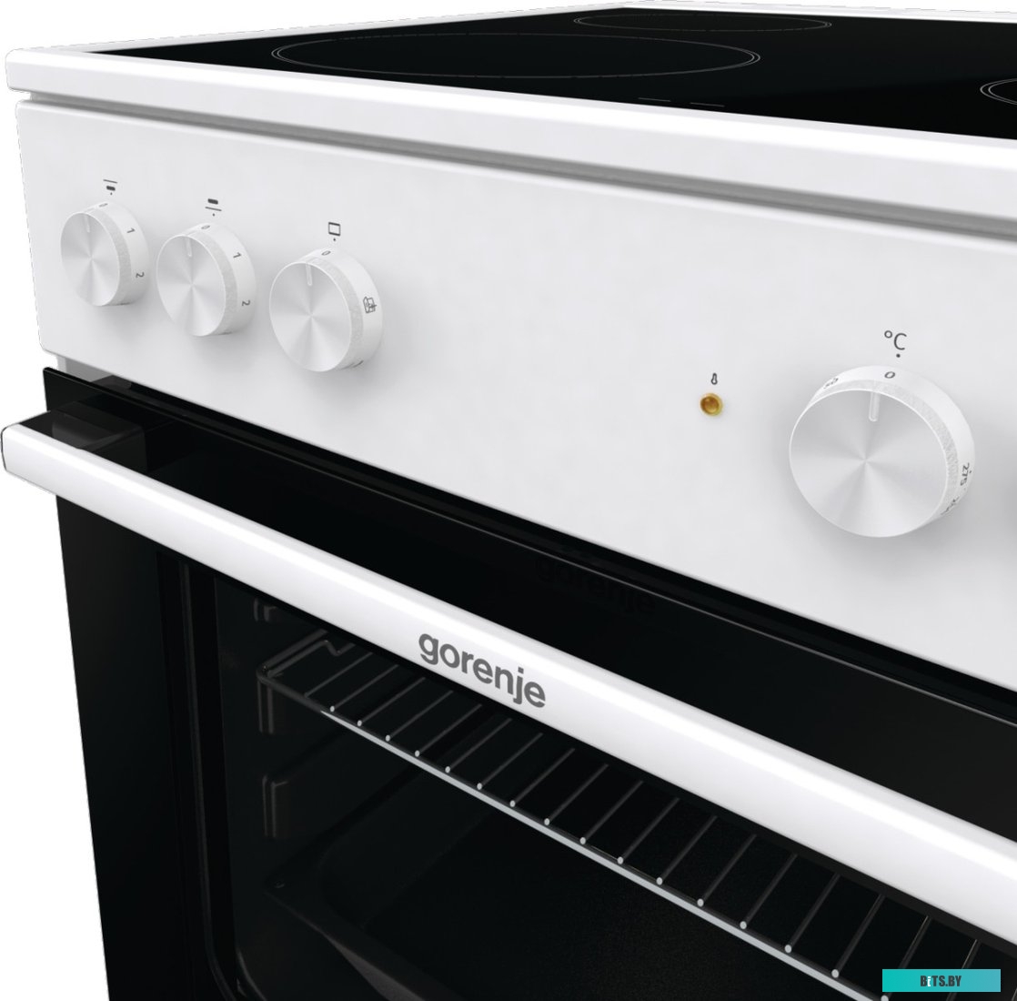 GEC6A11WG Электрическая плита Gorenje GEC6A11WG,  стеклокерамика,  без крышки,  белый