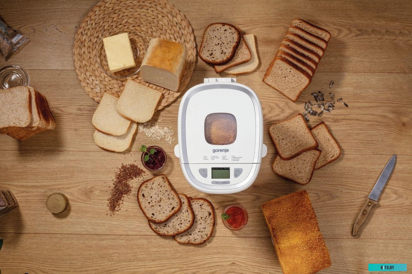 BM900WS Хлебопечь Gorenje BM900WS,  белый