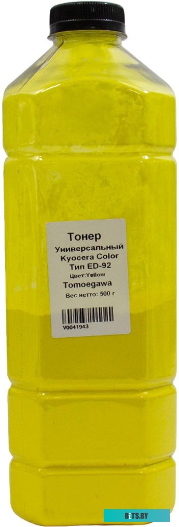 Тонер Tomoegawa Универсальный для Kyocera Color Тип ED-92 (желтый) 500 г <20111781>