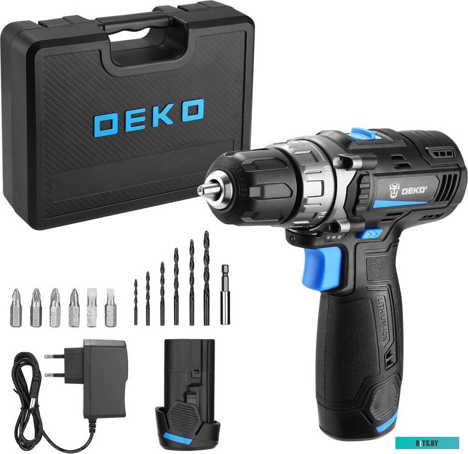 083-1007 6974129108418 Deko DKCD12V PRO 083-1007 (с 2-мя АКБ, кейс)