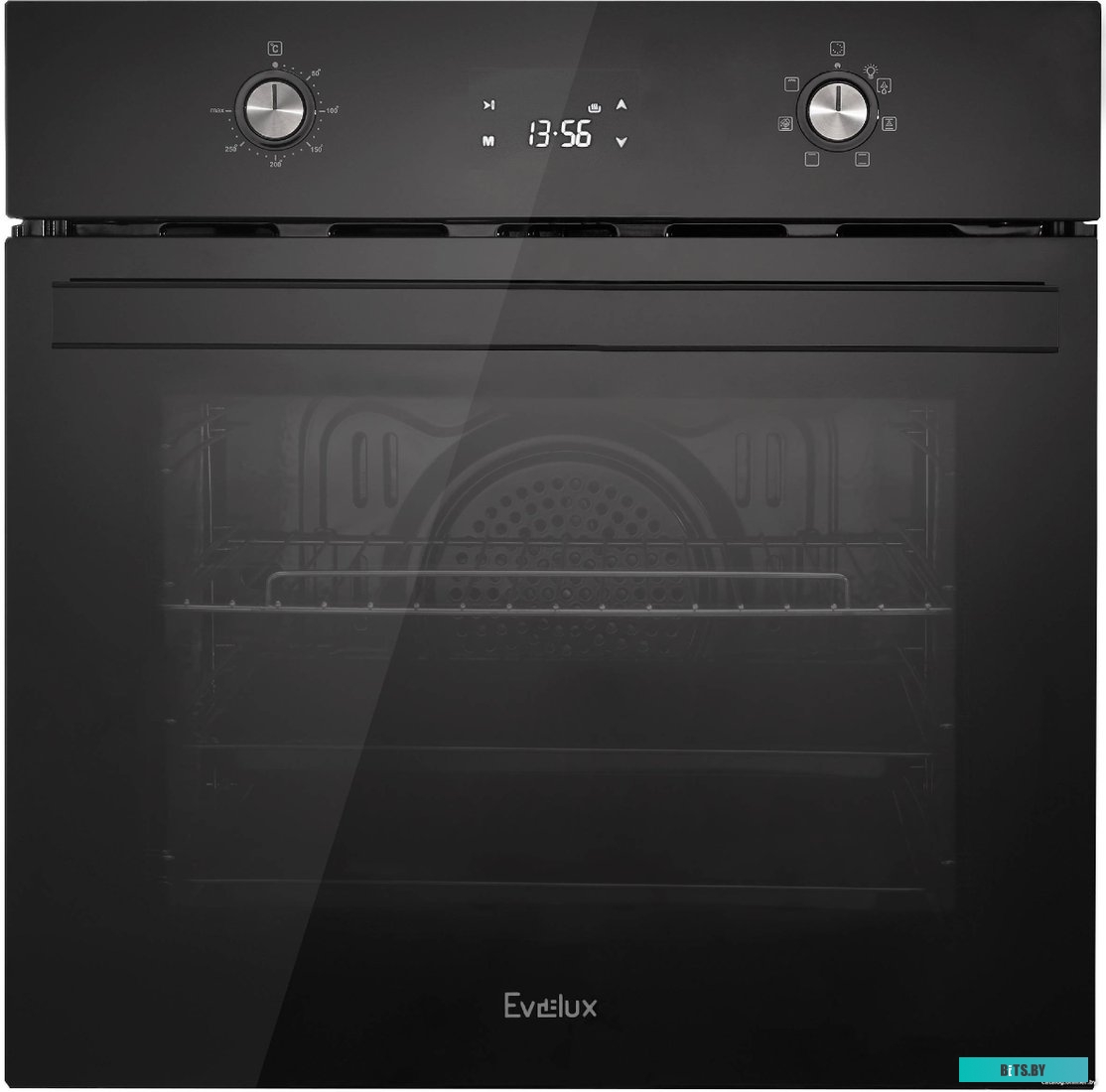 EO 640 PB Электрический духовой шкаф, 60 см, объем 65 л, механическое + сенсорное управление, LED дисплей, таймер, конвекция, 7 режимов, гриль, защита