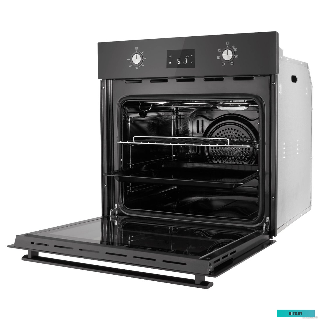 EO 640 PB Электрический духовой шкаф, 60 см, объем 65 л, механическое + сенсорное управление, LED дисплей, таймер, конвекция, 7 режимов, гриль, защита