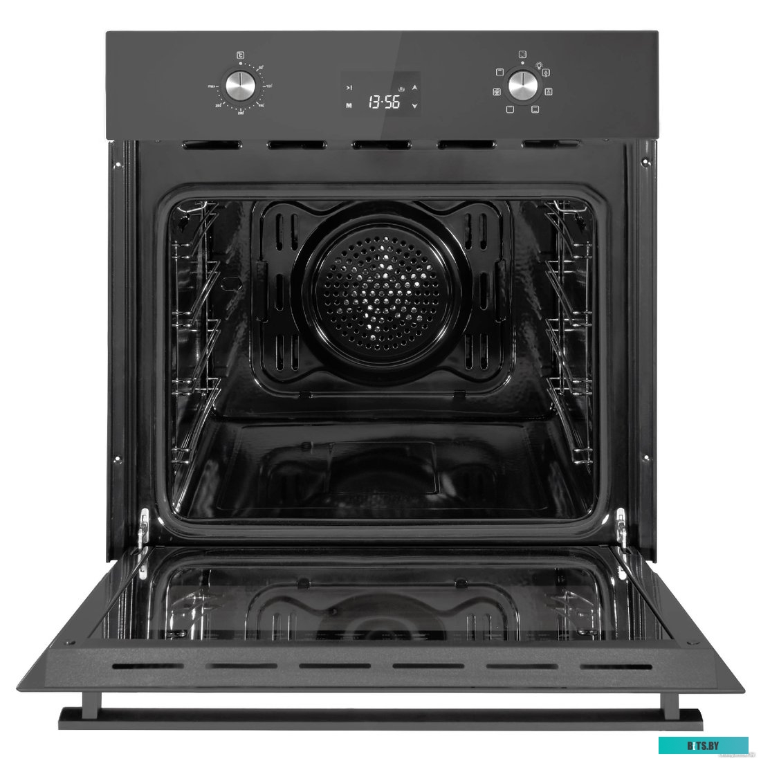 EO 640 PB Электрический духовой шкаф, 60 см, объем 65 л, механическое + сенсорное управление, LED дисплей, таймер, конвекция, 7 режимов, гриль, защита