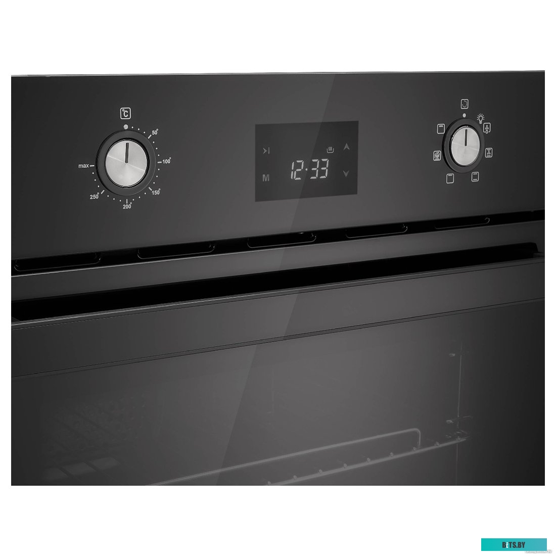 EO 640 PB Электрический духовой шкаф, 60 см, объем 65 л, механическое + сенсорное управление, LED дисплей, таймер, конвекция, 7 режимов, гриль, защита