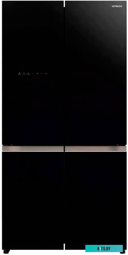 R-WB720PUC1 GCK Холодильник Hitachi R-WB720PUC1 GCK 2-хкамерн. черный стекло