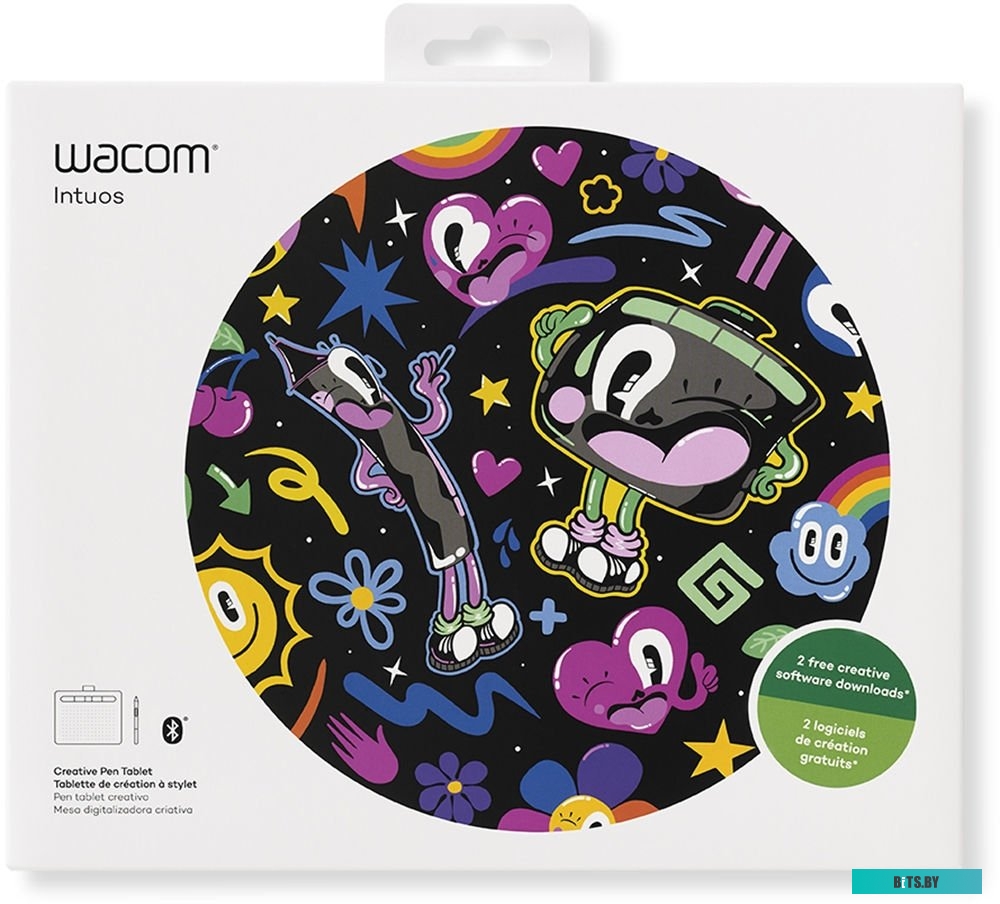 Графический планшет Wacom Intuos CTL-4100WL (фисташковый зеленый, маленький размер) <CTL-4100WLE-N>