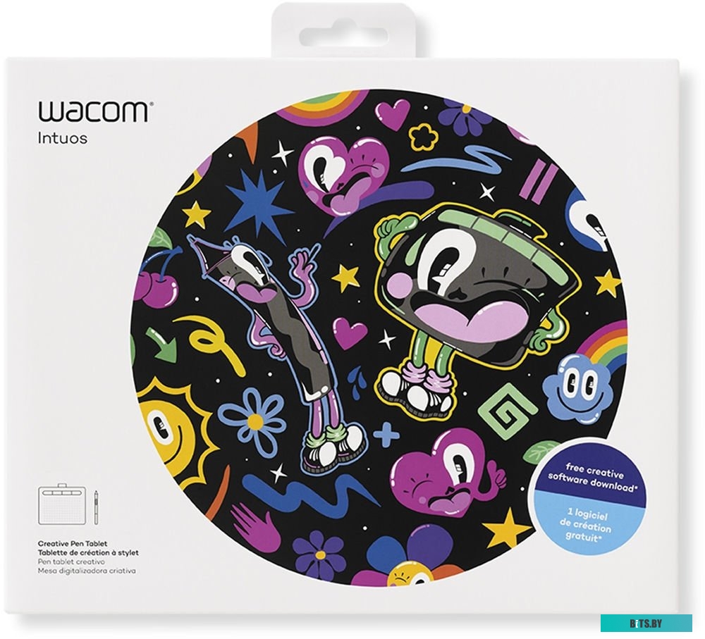 Графический планшет Wacom Intuos CTL-4100 (черный, маленький размер) <CTL-4100K-N>