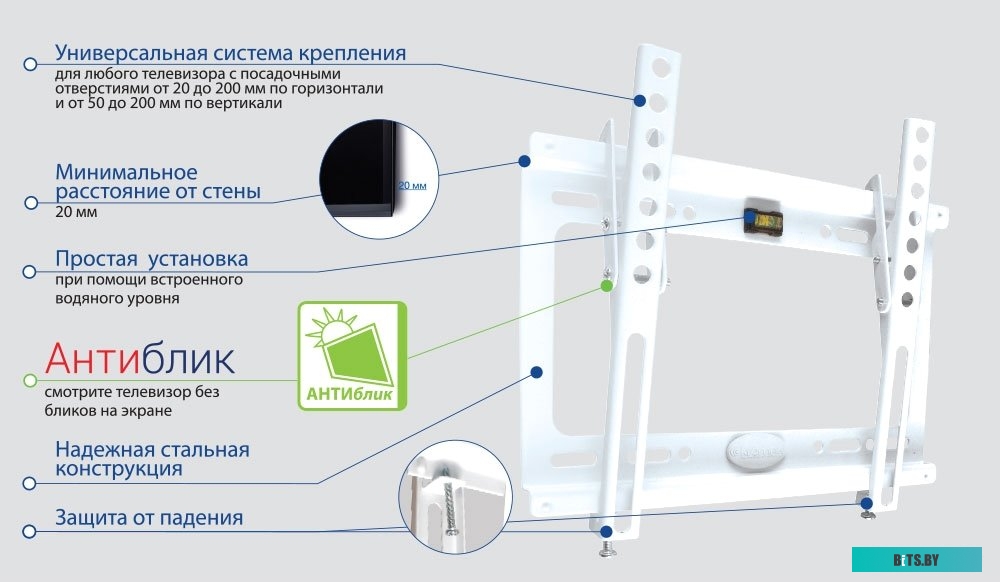 Кронштейн для телевизора Kromax IDEAL-6W