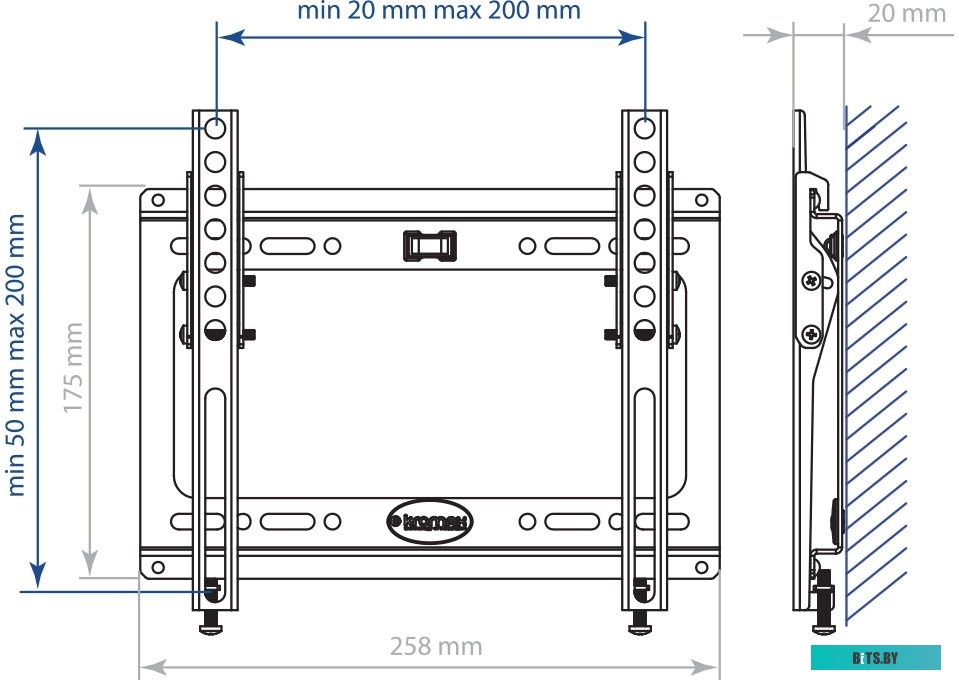 Кронштейн для телевизора Kromax IDEAL-6W
