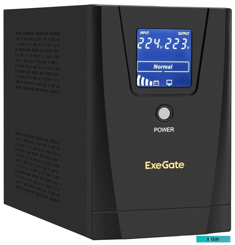 Источник бесперебойного питания (ИБП) ExeGate SpecialPro Smart LLB-1200.LCD.AVR.C13.RJ.USB <EP285492RUS>