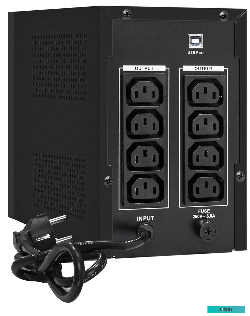 Источник бесперебойного питания (ИБП) ExeGate SpecialPro Smart LLB-1200.LCD.AVR.C13.RJ.USB <EP285492RUS>