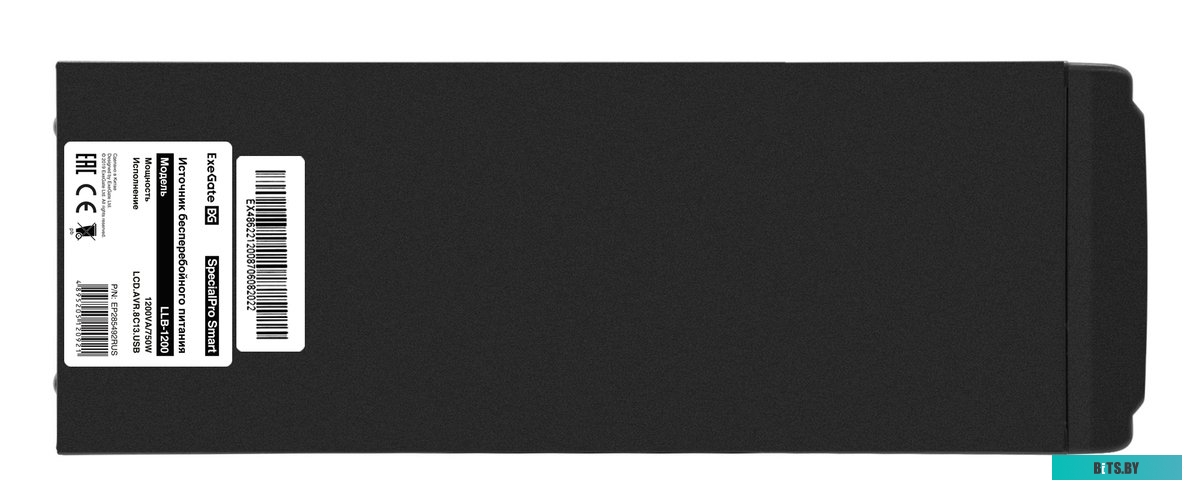 Источник бесперебойного питания (ИБП) ExeGate SpecialPro Smart LLB-1200.LCD.AVR.C13.RJ.USB <EP285492RUS>