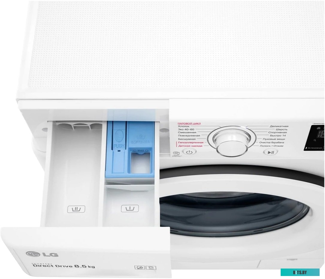 F2V3GS3W Стиральная машина LG F2V3GS3W класс: A загр.фронтальная макс.:8.5кг белый