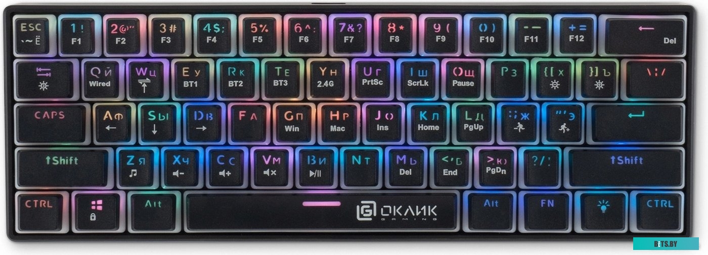 Компьютерная клавиатура Оклик K763W 1920562