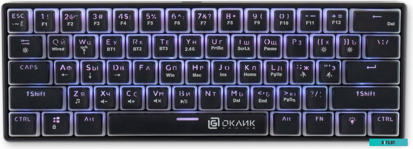 Компьютерная клавиатура Оклик K763W 1920562