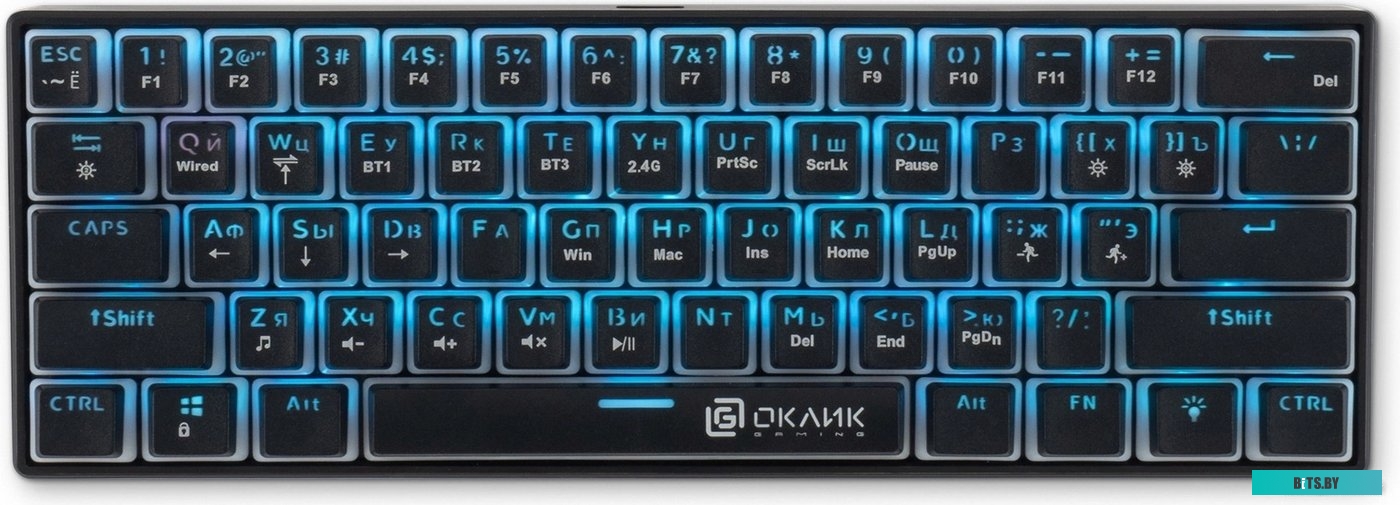 Компьютерная клавиатура Оклик K763W 1920562