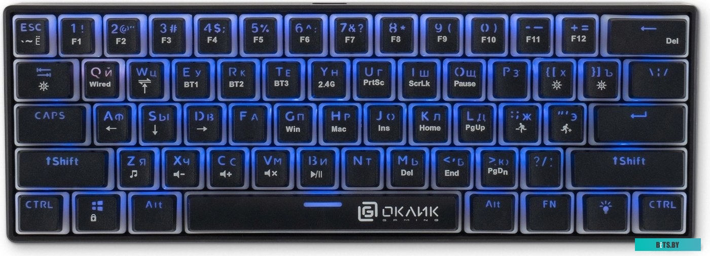 Компьютерная клавиатура Оклик K763W 1920562
