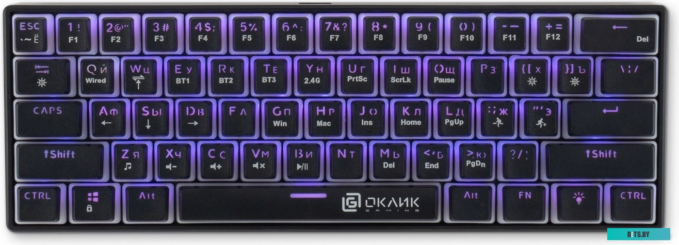 Компьютерная клавиатура Оклик K763W 1920562