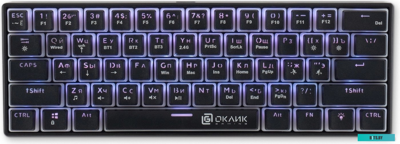 Компьютерная клавиатура Оклик K763W 1920562