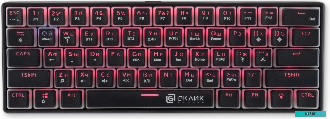 Компьютерная клавиатура Оклик K763W 1920562