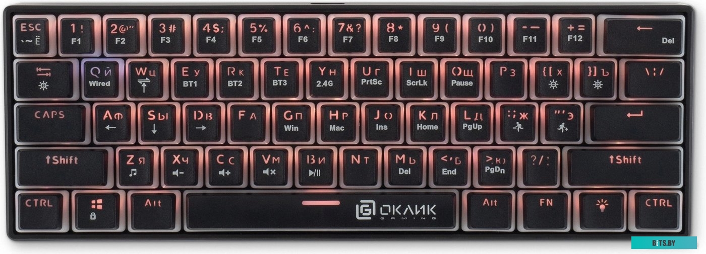 Компьютерная клавиатура Оклик K763W 1920562