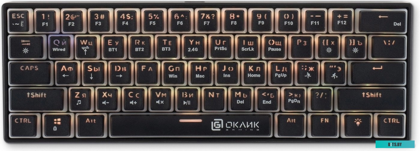 Компьютерная клавиатура Оклик K763W 1920562