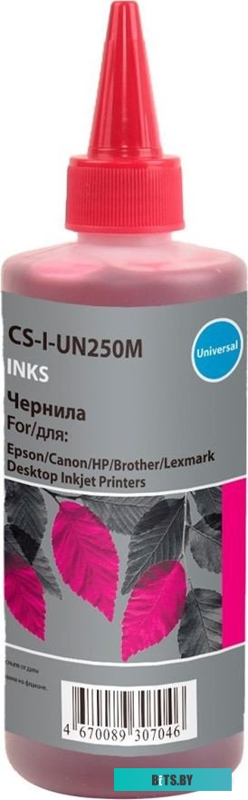 Чернила Cactus CS-I-Un250M пурпурный 250мл (для HP/Lexmark/Canon/Epson/Brother)