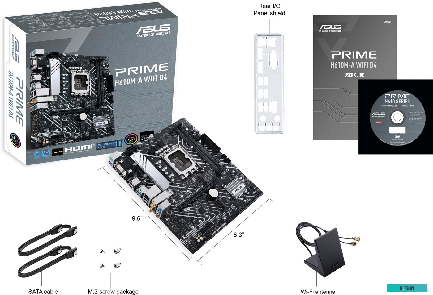 Материнская плата ASUS Prime H610M-A WiFi D4