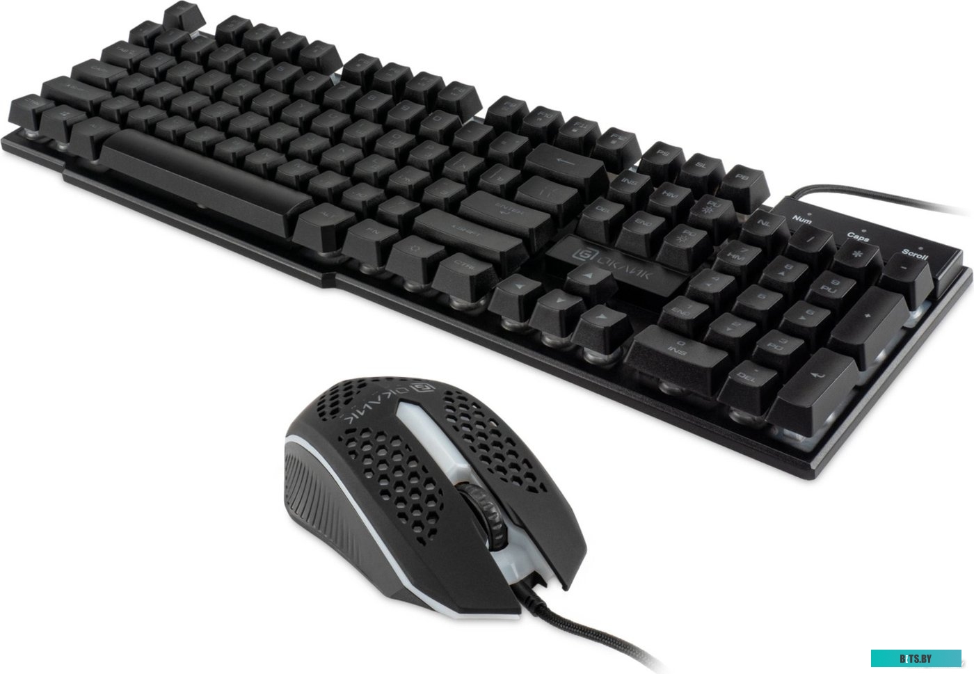 Комплект (клавиатура+мышь) Oklick 400GMK (черный)