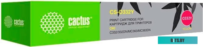 	Картридж Cactus CS-O332Y Yellow для OKI C332/MC363 