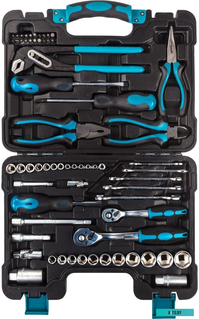 Универсальный набор инструментов Bort BTK-65 (65 предмета) <91279187>