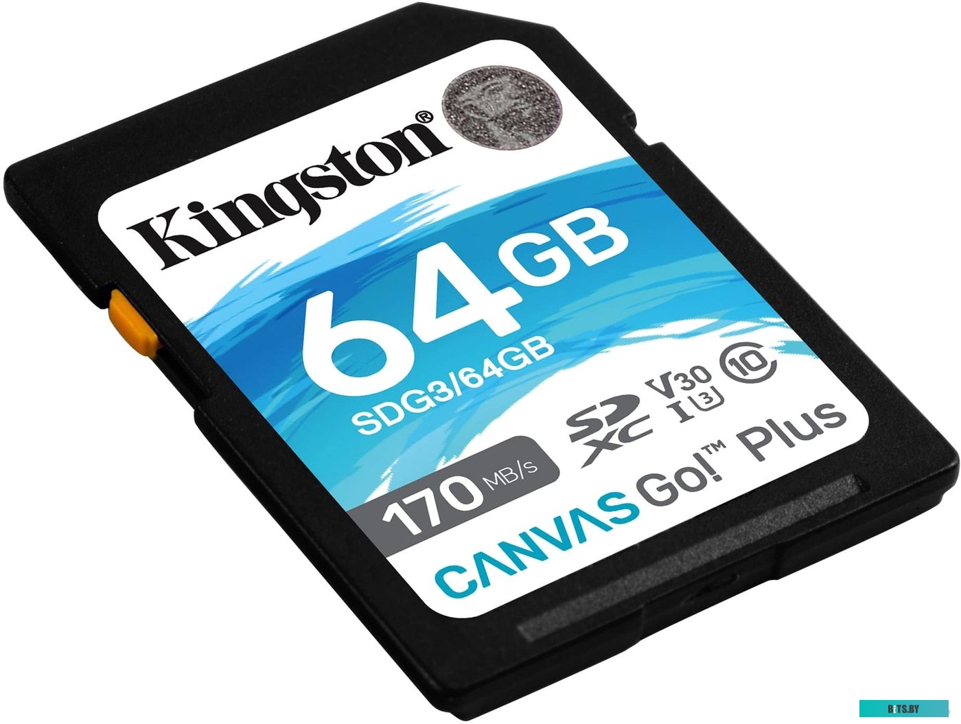 Карта памяти Kingston Canvas Go! Plus SDXC 64GB <SDG3/64GB>
