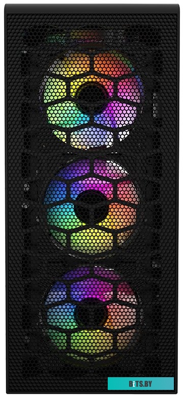 Корпус PowerCase Mistral Z4С Mesh LED (черный) <CMIZ4C-L4>