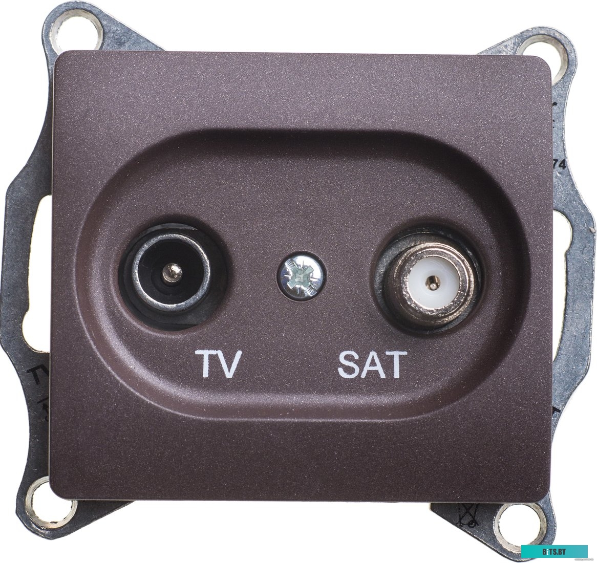 Розетка Schneider Electric Glossa GSL000897 (шоколад)