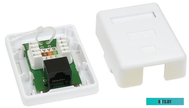 Розетка Cablexpert 1 порт RJ-45 кат.5e внешняя NA212
