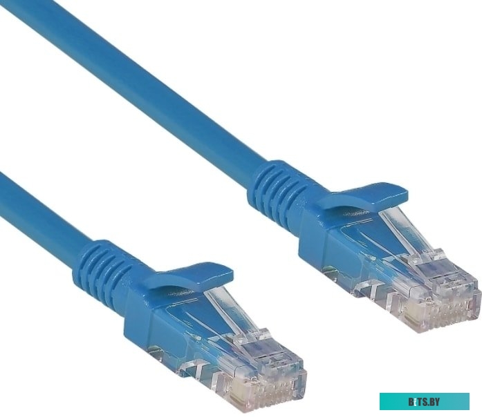 Патч-корд ExeGate UTP-RJ45-RJ45-C6-0.5M-BL <EX282024RUS>