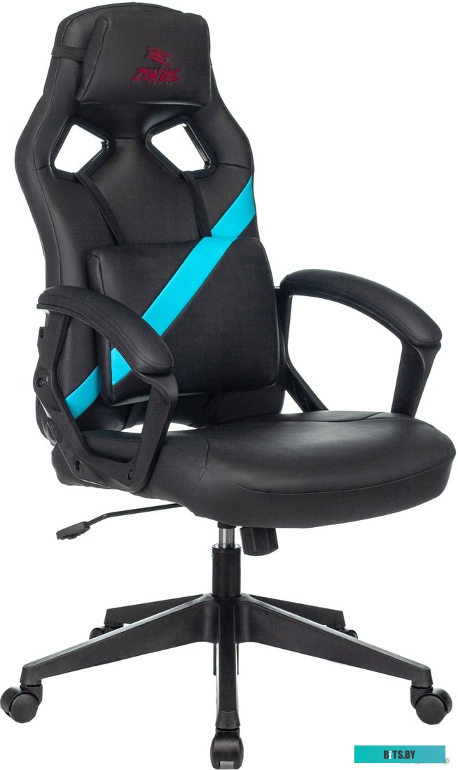 Кресло Zombie Driver (черный/голубой) <ZOMBIE DRIVER LB>