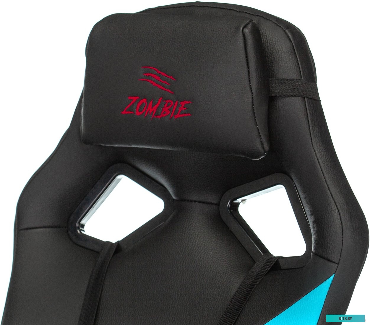 Кресло Zombie Driver (черный/голубой) <ZOMBIE DRIVER LB>